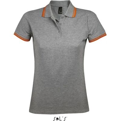 Polo femme Sol's Pasadena Gris 2XL - Publicité Polo femme Sol's Pasadena Gris 2XL - Publicité