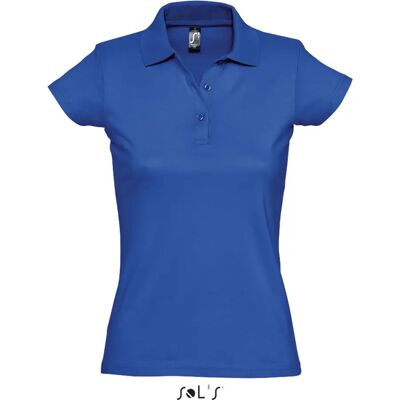 Sol'S Prescott Polo Bleu Royal à Manches Courtes - Polo - Publicité Sol'S Prescott Polo Bleu Royal à Manches Courtes - Polo - Publicité