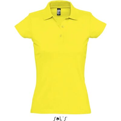 Polo femme Sol's Prescott Jaune XL - Publicité Polo femme Sol's Prescott Jaune XL - Publicité
