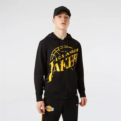 new era Sweatshirt à capuche Los Angeles Lakers Logo Noir M - Publicité new era Sweatshirt à capuche Los Angeles Lakers Logo Noir M - Publicité