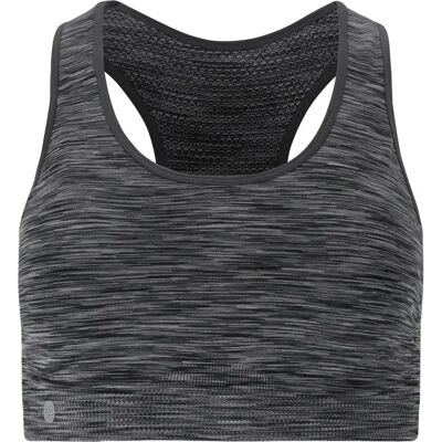 Brassière femme Athlecia Freesia Melange Noir 2XS/XS - Publicité Brassière femme Athlecia Freesia Melange Noir 2XS/XS - Publicité