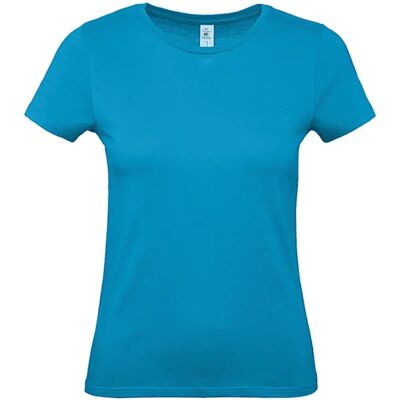 T-shirt femme B&C E150 Bleu 2XL - Publicité T-shirt femme B&C E150 Bleu 2XL - Publicité