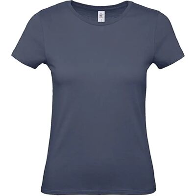T-shirt femme B&C E150 Bleu 2XL - Publicité T-shirt femme B&C E150 Bleu 2XL - Publicité