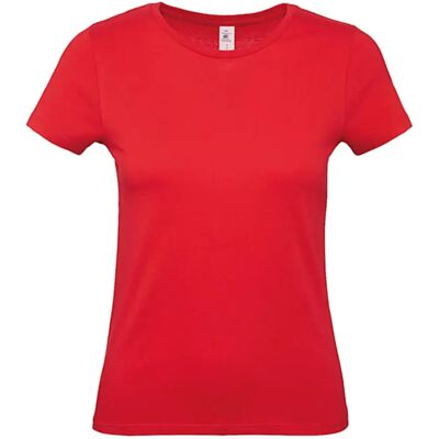 T-shirt femme B&C E150 Rouge 2XL - Publicité T-shirt femme B&C E150 Rouge 2XL - Publicité