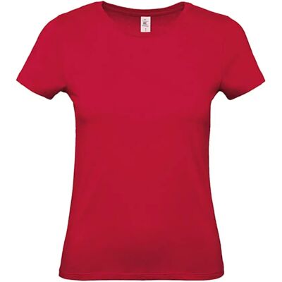 T-shirt femme B&C E150 Rouge 2XL - Publicité T-shirt femme B&C E150 Rouge 2XL - Publicité
