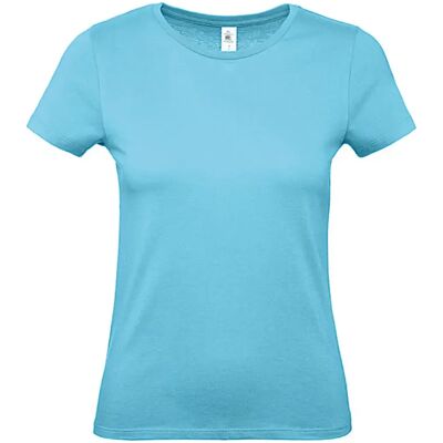 T-shirt femme B&C E150 Turquoise 2XL - Publicité T-shirt femme B&C E150 Turquoise 2XL - Publicité