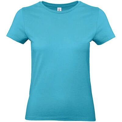 T-shirt femme B&C E190 Bleu 2XL - Publicité T-shirt femme B&C E190 Bleu 2XL - Publicité