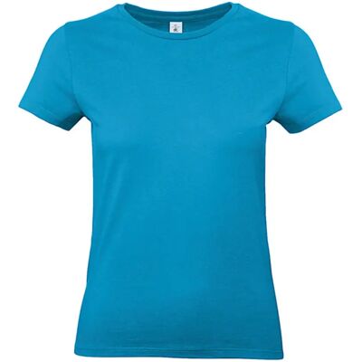 T-shirt femme B&C E190 Bleu 2XL - Publicité T-shirt femme B&C E190 Bleu 2XL - Publicité