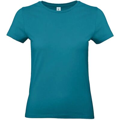T-shirt femme B&C E190 Bleu 2XL - Publicité T-shirt femme B&C E190 Bleu 2XL - Publicité