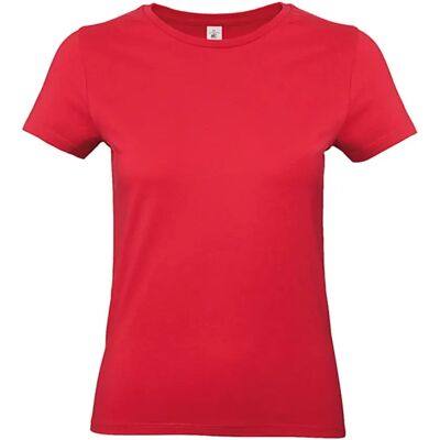 T-shirt femme B&C E190 Rouge 2XL - Publicité T-shirt femme B&C E190 Rouge 2XL - Publicité
