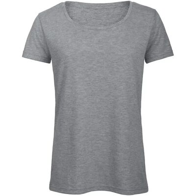 T-shirt femme B&C Triblend Gris 2XL - Publicité T-shirt femme B&C Triblend Gris 2XL - Publicité
