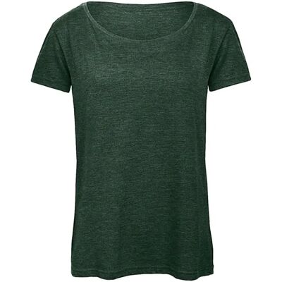 T-shirt femme B&C Triblend Vert 2XL - Publicité T-shirt femme B&C Triblend Vert 2XL - Publicité