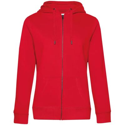 Sweatshirt à capuche zippé femme B&C Queen Rouge 2XL - Publicité Sweatshirt à capuche zippé femme B&C Queen Rouge 2XL - Publicité