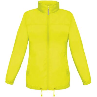 Coupe-vent femme B&C Sirocco Jaune 2XL - Publicité Coupe-vent femme B&C Sirocco Jaune 2XL - Publicité