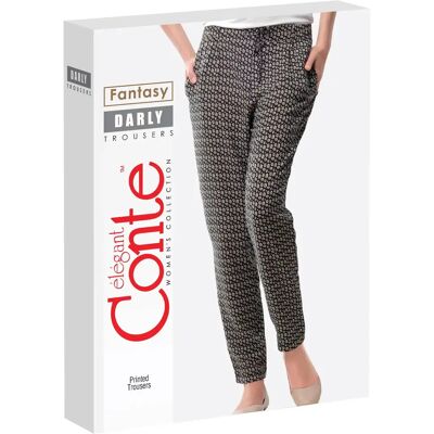 Pantalon femme Conte Elegant Darly Noir XS (176 cm) - Publicité Pantalon femme Conte Elegant Darly Noir XS (176 cm) - Publicité