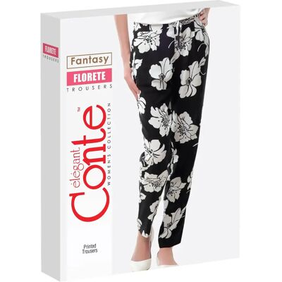 Pantalon femme Conte Elegant Florete Noir XS (176 cm) - Publicité Pantalon femme Conte Elegant Florete Noir XS (176 cm) - Publicité