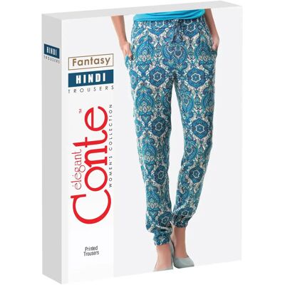 Pantalon femme Conte Elegant Hindi Bleu XS (176 cm) - Publicité Pantalon femme Conte Elegant Hindi Bleu XS (176 cm) - Publicité