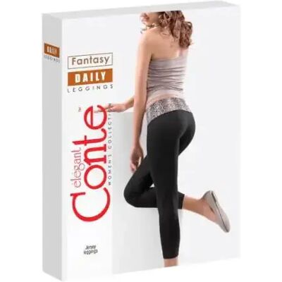 Legging femme Conte Elegant Daily Noir XS (164 cm) - Publicité Legging femme Conte Elegant Daily Noir XS (164 cm) - Publicité