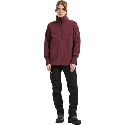 Polaire zippé femme Didriksons Ronja Rouge 46 - Publicité Polaire zippé femme Didriksons Ronja Rouge 46 - Publicité