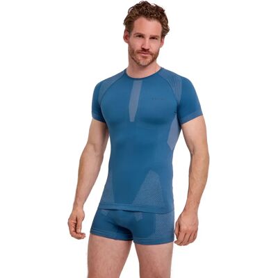 Sous maillot Falke Warm Bleu M - Publicité Sous maillot Falke Warm Bleu M - Publicité
