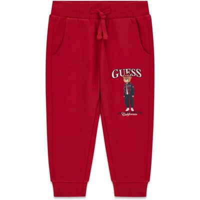 Pantalon de jogging enfant Guess Active Rouge 4 ans - Publicité Pantalon de jogging enfant Guess Active Rouge 4 ans - Publicité