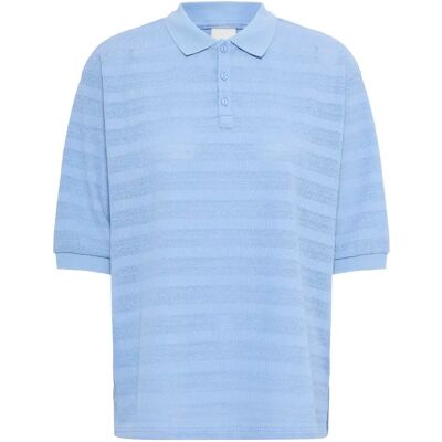Polo femme Ichi Knitty Bleu 2XL - Publicité Polo femme Ichi Knitty Bleu 2XL - Publicité