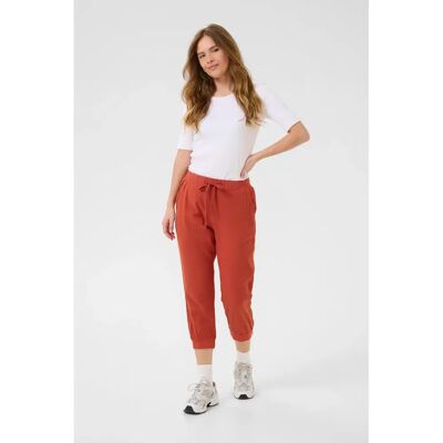 Pantalon de jogging femme KAFFE Naya Capri Marron 40 - Publicité Pantalon de jogging femme KAFFE Naya Capri Marron 40 - Publicité