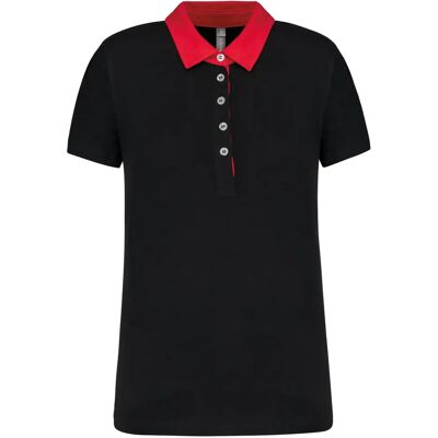 Polo jersey Femme Kariban Noir XL - Publicité Polo jersey Femme Kariban Noir XL - Publicité