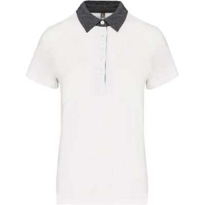 Polo jersey Femme Kariban Blanc 2XL - Publicité Polo jersey Femme Kariban Blanc 2XL - Publicité