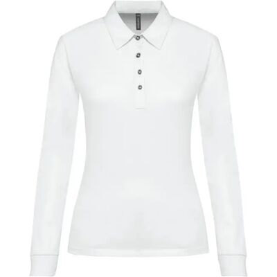 Kariban Femmes Chemise Polo en Jersey à Manches Longues - Polo - Publicité Kariban Femmes Chemise Polo en Jersey à Manches Longues - Polo - Publicité