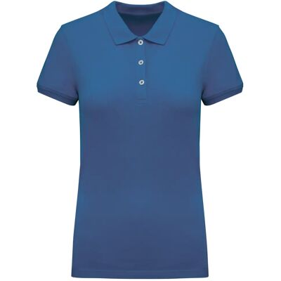 Polo piqué femme Kariban Bleu 2XL - Publicité Polo piqué femme Kariban Bleu 2XL - Publicité