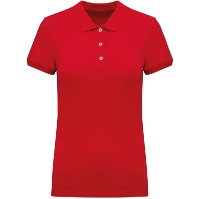 Polo piqué femme Kariban Rouge S - Publicité Polo piqué femme Kariban Rouge S - Publicité