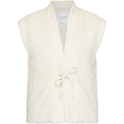 Veste sans manche femme KnowledgeCotton Apparel Blanc 2XS - Publicité Veste sans manche femme KnowledgeCotton Apparel Blanc 2XS - Publicité
