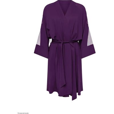 Peignoir femme Lisca Velvet Luxe Violet M - Publicité Peignoir femme Lisca Velvet Luxe Violet M - Publicité
