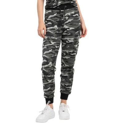 Pantalon de jogging femme Lonsdale Collyhurst Gris 2XL - Publicité Pantalon de jogging femme Lonsdale Collyhurst Gris 2XL - Publicité