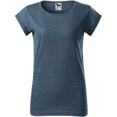 T-shirt femme Malfini Fusion 164 Bleu 2XL - Publicité T-shirt femme Malfini Fusion 164 Bleu 2XL - Publicité