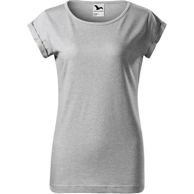 T-shirt femme Malfini Fusion 164 Gris XS - Publicité T-shirt femme Malfini Fusion 164 Gris XS - Publicité
