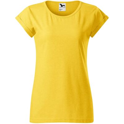 T-shirt femme Malfini Fusion 164 Jaune XL - Publicité T-shirt femme Malfini Fusion 164 Jaune XL - Publicité
