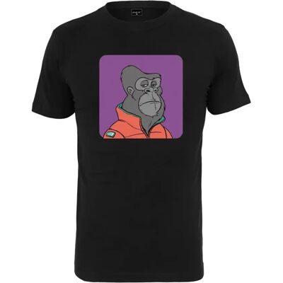 T-shirt Mister Tee Bored Gorilla Noir S - Publicité T-shirt Mister Tee Bored Gorilla Noir S - Publicité