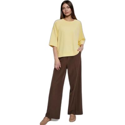 Sweatshirt femme Moodo L-BL-4903 Jaune 2XL - Publicité Sweatshirt femme Moodo L-BL-4903 Jaune 2XL - Publicité