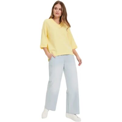 Sweatshirt femme Moodo L-BL-4908 Jaune 2XL - Publicité Sweatshirt femme Moodo L-BL-4908 Jaune 2XL - Publicité