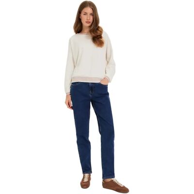 Sweatshirt femme Moodo Z-BL-4802 Blanc 2XL - Publicité Sweatshirt femme Moodo Z-BL-4802 Blanc 2XL - Publicité