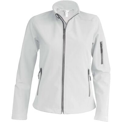 Veste Softshell KARIBAN pour Femme - 3XL - blanc - Fitness - Publicité Veste Softshell KARIBAN pour Femme - 3XL - blanc - Fitness - Publicité
