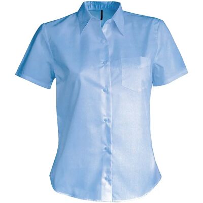 Chemise femme manches courtes Kariban Judith Bleu XS - Publicité Chemise femme manches courtes Kariban Judith Bleu XS - Publicité