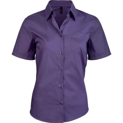 Chemise femme manches courtes Kariban Judith Violet XL - Publicité Chemise femme manches courtes Kariban Judith Violet XL - Publicité