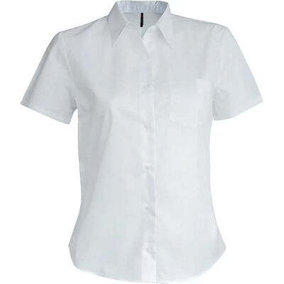 Chemise femme manches courtes Kariban Judith Blanc S - Publicité Chemise femme manches courtes Kariban Judith Blanc S - Publicité