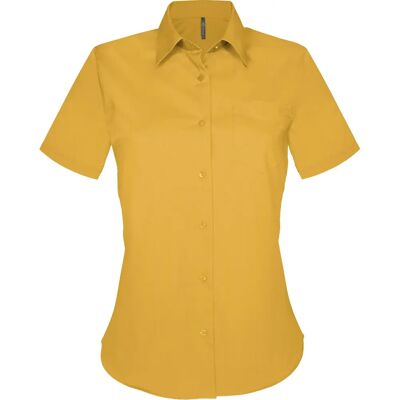 Chemise femme manches courtes Kariban Judith Jaune L - Publicité Chemise femme manches courtes Kariban Judith Jaune L - Publicité