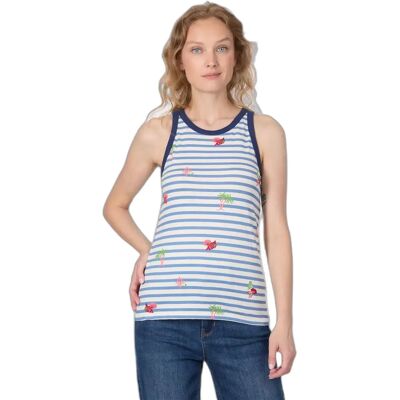Débardeur femme Ragwear Julyana Stripes Bleu 2XL - Publicité Débardeur femme Ragwear Julyana Stripes Bleu 2XL - Publicité