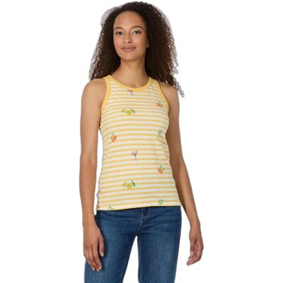 Débardeur femme Ragwear Julyana Stripes Jaune M - Publicité Débardeur femme Ragwear Julyana Stripes Jaune M - Publicité