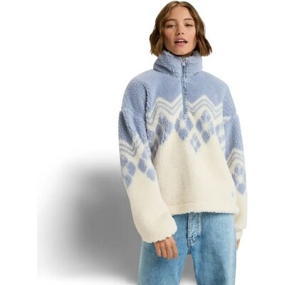 Polaire femme Roxy Mountain Story Bleu L - Publicité Polaire femme Roxy Mountain Story Bleu L - Publicité